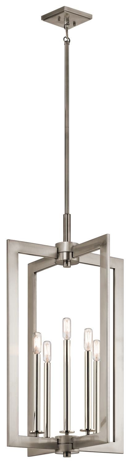 Cullen 18&#34; 5 Light Foyer Pendant Classic Pewter