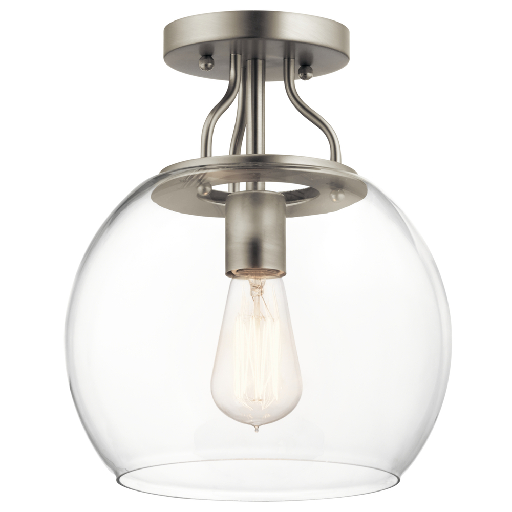 Harmony 1 Light Semi Flush Brushed Nickel