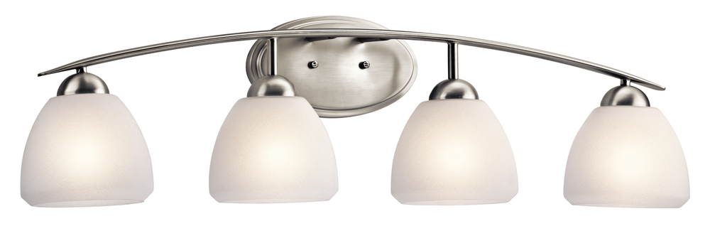 Calleigh™ 4 Light Vanity Light Brushed Nickel