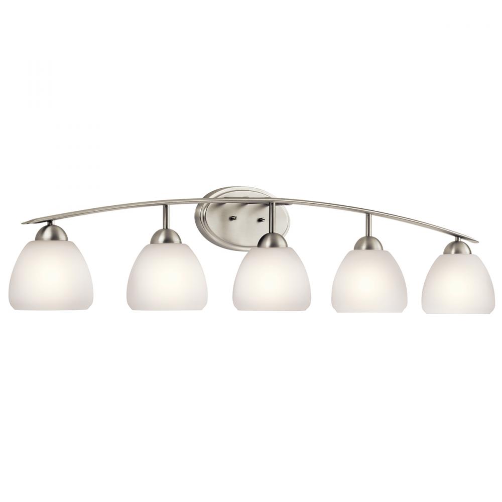 Calleigh™ 5 Light Vanity Light Brushed Nickel