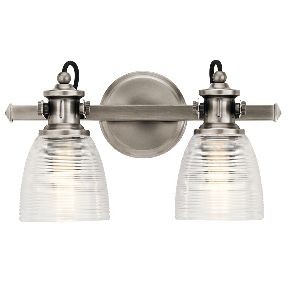 Flagship™ 2 Light Vanity Light Classic Pewter