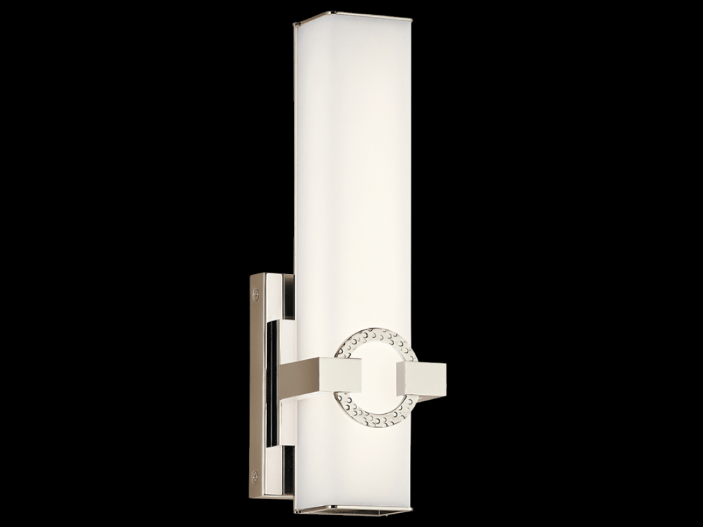 Bordeaux 13&#34; LED Wall Sconce Polished Nickel