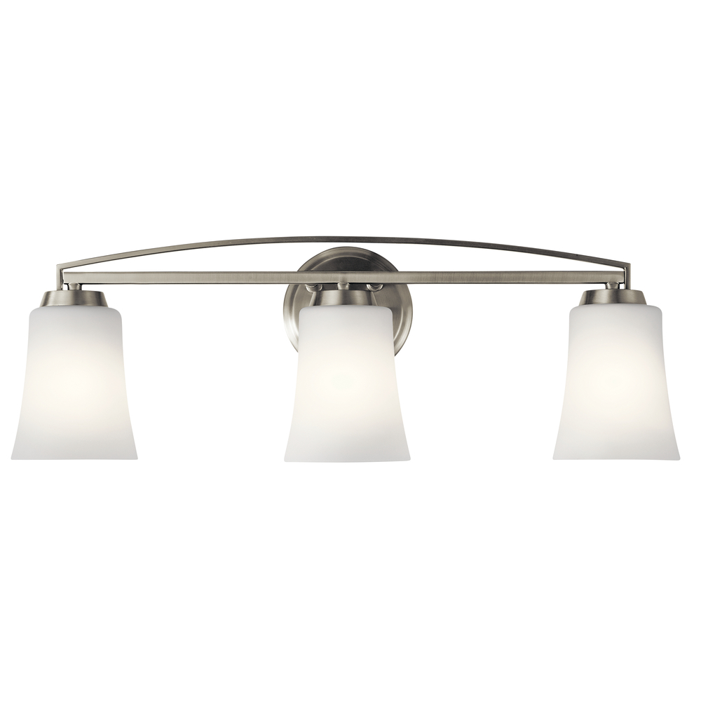 Tao 3 Light Vanity Light Brushed Nickel