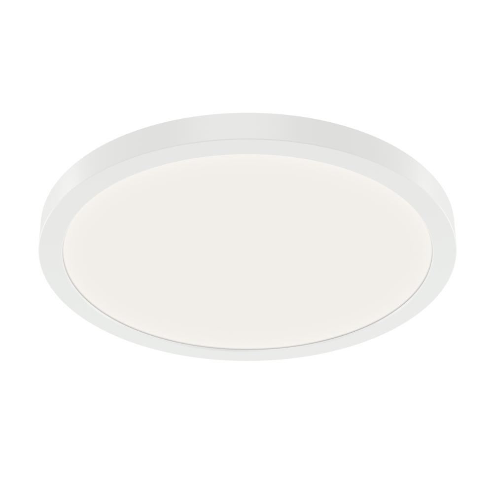 Ara 11.25&#34; Round LED Flush mount in White