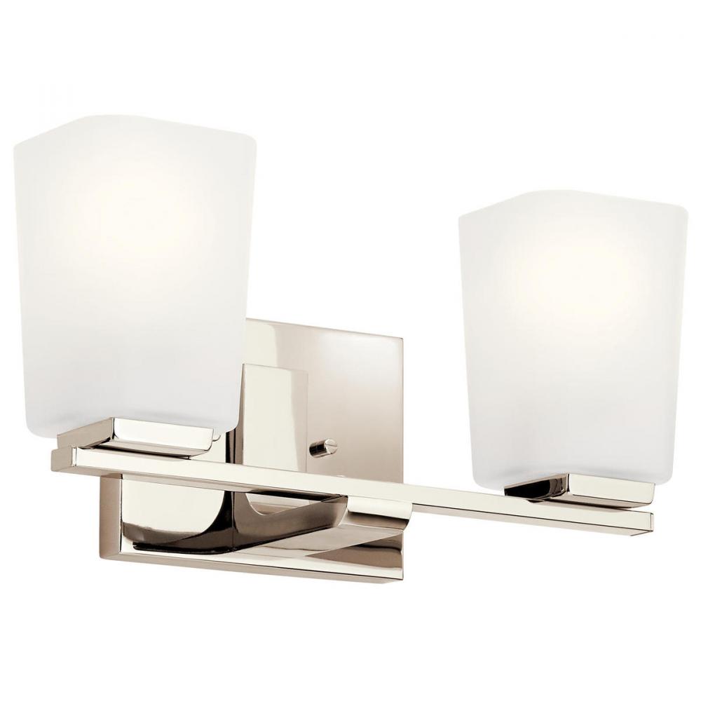 Roehm™ 2 Light Vanity Light Polished Nickel