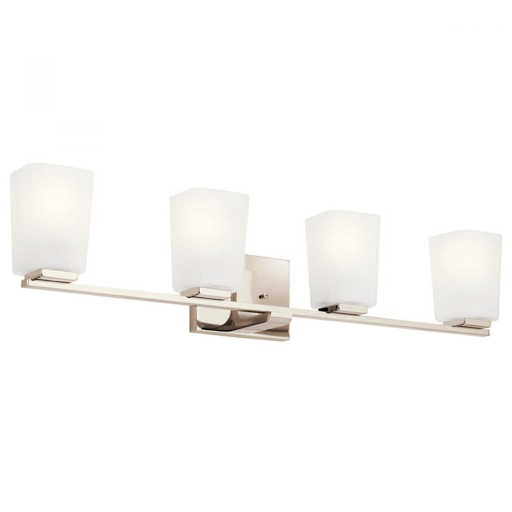 Roehm™ 4 Light Vanity Light Polished Nickel