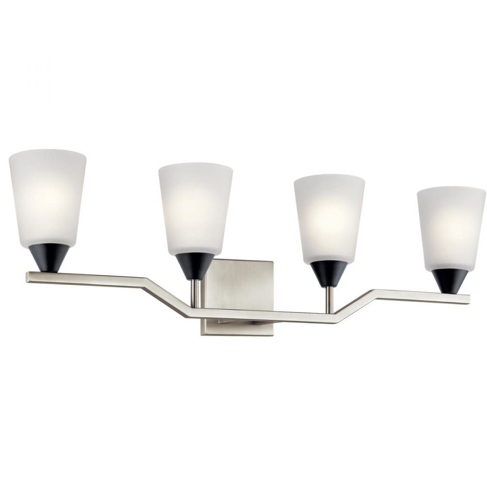 Skagos™ 4 Light Vanity Light Brushed Nickel