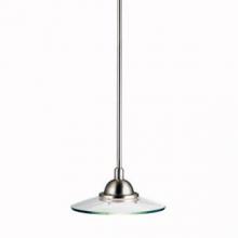 Kichler 2641NI - Galaxie™ 10" 1 Light Mini Pendant Brushed Nickel