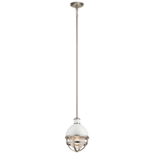 Kichler 43011NI - Tollis™ 12.5" 1 Light Mini Pendant Brushed Nickel