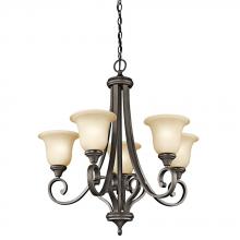 Kichler 43156OZL18 - Monroe™ 5 Light Chandelier with LED Bulbs Olde Bronze®