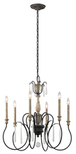 Kichler 43617WZC - Kimblewick™ 6 Light Chandelier Weathered Zinc