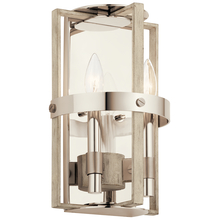 Kichler 44292WWW - Peyton 2 Light Wall Sconce White Washed Wood