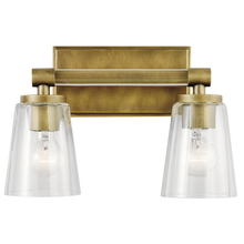 Kichler 45867NBR - Audrea™ 2 Light Vanity Light Natural Brass