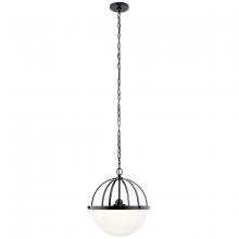 Kichler 52135BK - Edmar™ 3 Light Pendant Black