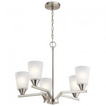 Kichler 52231NI - Skagos™ 5 Light Chandelier Brushed Nickel