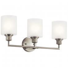 Kichler 55047NI - Lynn Haven™ 3 Light Vanity Light Brushed Nickel