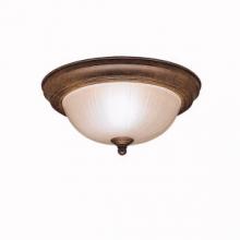 Kichler 8653TZ - 11.5" 2 Light Flush Mount Tannery Bronze™