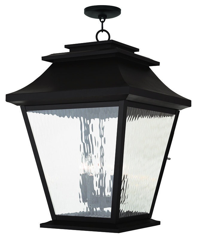 5 Light Bronze Outdoor Chain Lantern