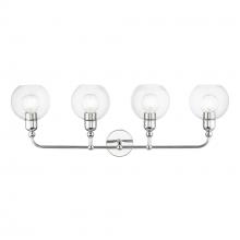 Livex Lighting 16975-05 - 4 Light Polished Chrome Large Sphere Vanity Sconce