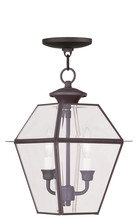 Livex Lighting 2285-07 - 2 Light Bronze Outdoor Chain Lantern