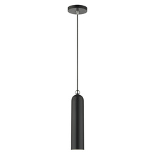 Livex Lighting 46751-68 - 1 Lt Shiny Black Pendant