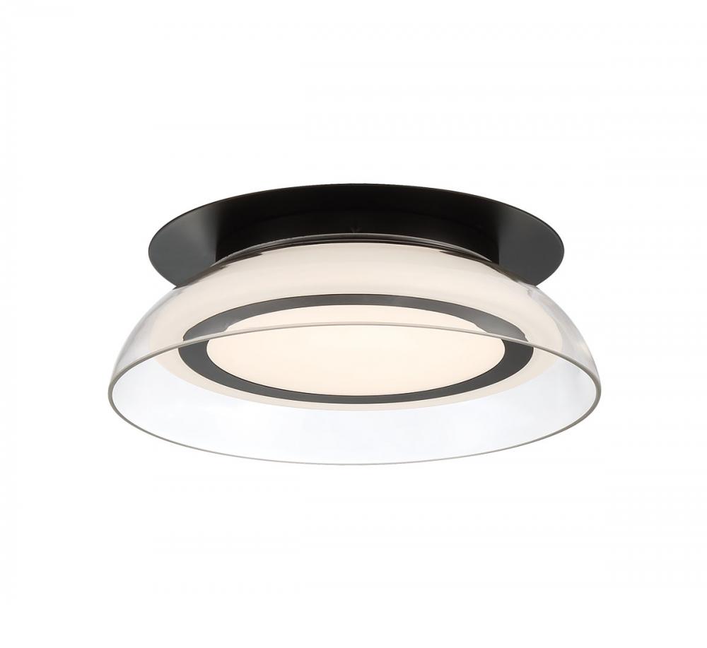 Pescara, Small LED Ceiling Mount, Matte Black