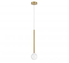 Lib & Co. US 10142-07 - Positano, 1 Light LED Pendant, Plated Brushed Gold