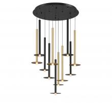 Lib & Co. US 12104-023 - Piatto, 11 Light Round LED Chandelier, Mixed