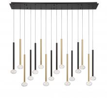 Lib & Co. US 12146-023 - Soffio, 16 Light Linear LED Chandelier, Mixed