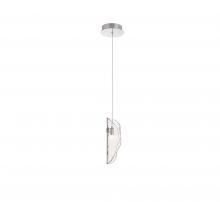 Lib & Co. US 12166-017-01 - Sorrento, 1 Light LED Pendant, Clear, Chrome Canopy