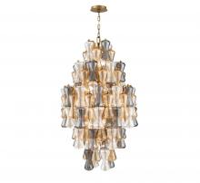 Lib & Co. US 12201-022 - Veneto, 20 Light Chandelier, Aged Brass