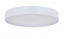 Abra Lighting 30028FM-MW-Snare - 17" 3CCK Metal Cylinder and Frosted Glass Flushmount