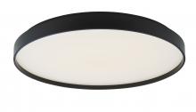 Abra Lighting 30053FM-BL-Tambourine - 15" Low Profile Flushmount with Soft Uplight