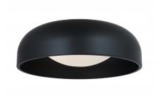 Abra Lighting 30076FM-MB Lynx - 17" 3CCK Inner Curve Flushmount with Opal Glass Diffuser