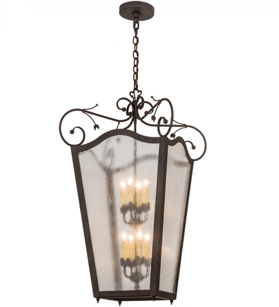 20&#34;Sq Tessa 8 Light Pendant