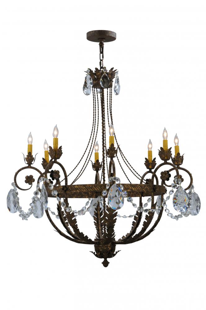 39&#34;W Antonia 8 LT Chandelier