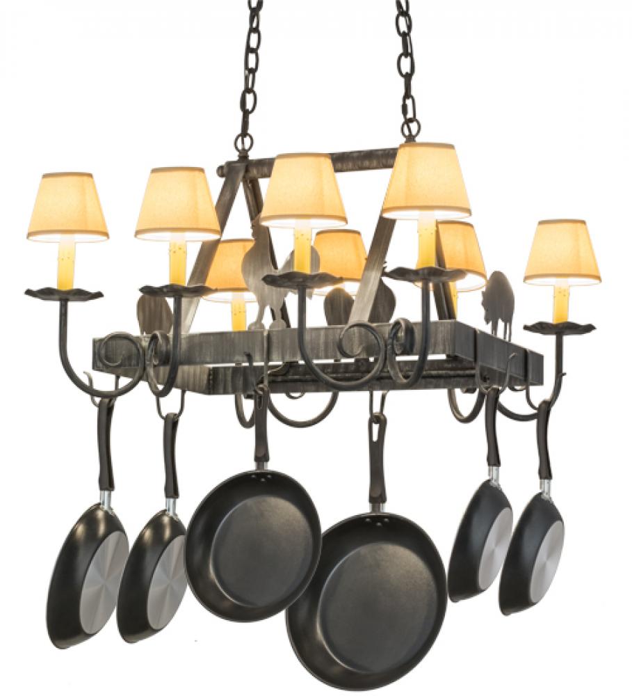 27&#34;L Barn Animals 8 LT Pot Rack