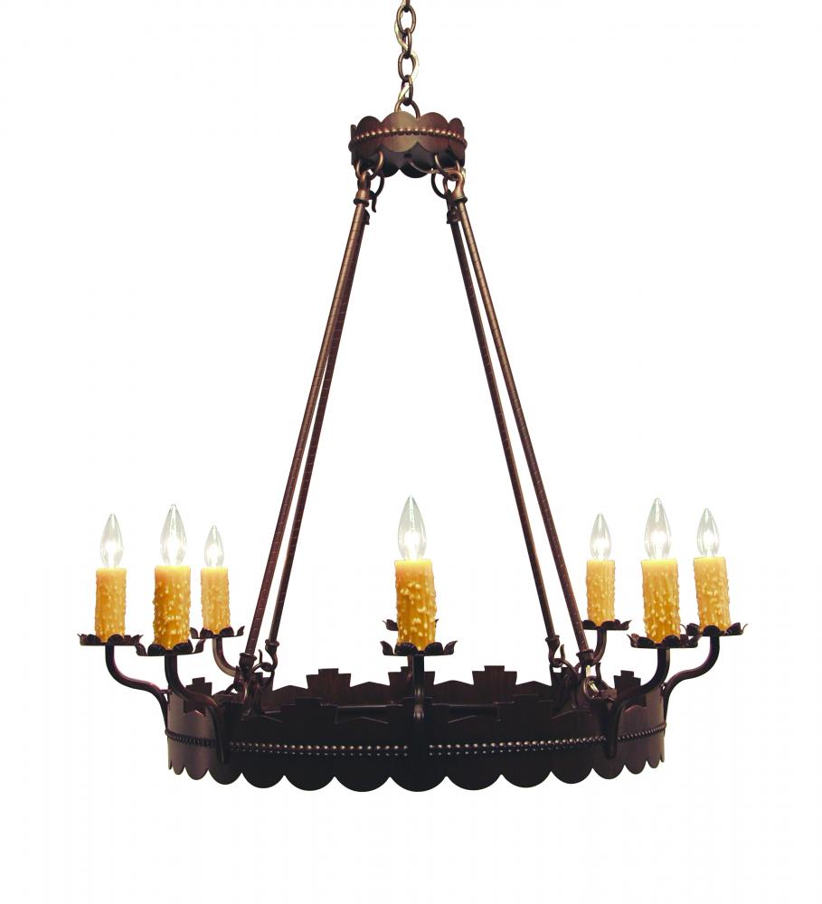 36&#34; Wide Sergio 8 Light Chandelier