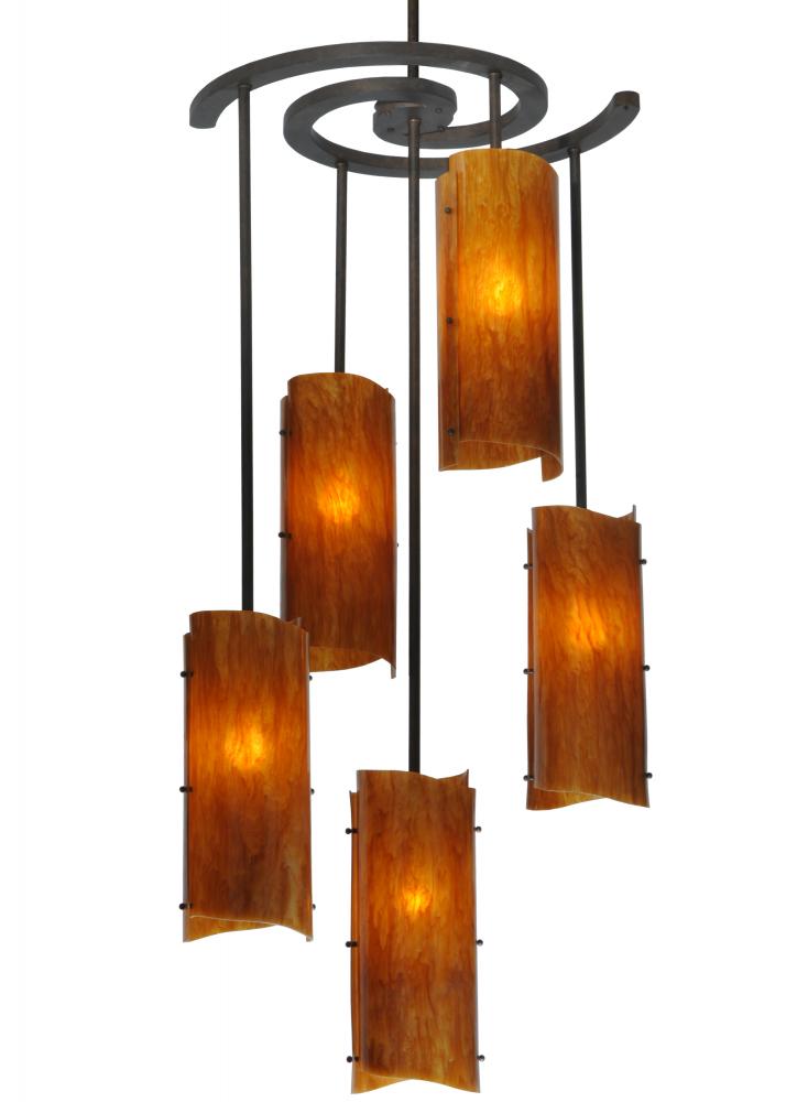 34&#34;W Vortex 5 LT Chandelier
