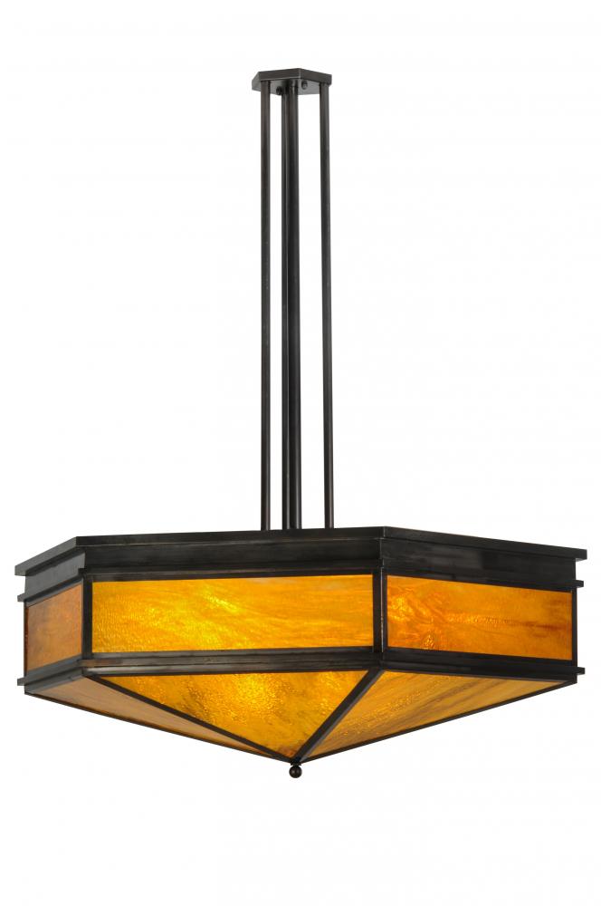 45&#34;W Davis Street Octagon Inverted Pendant