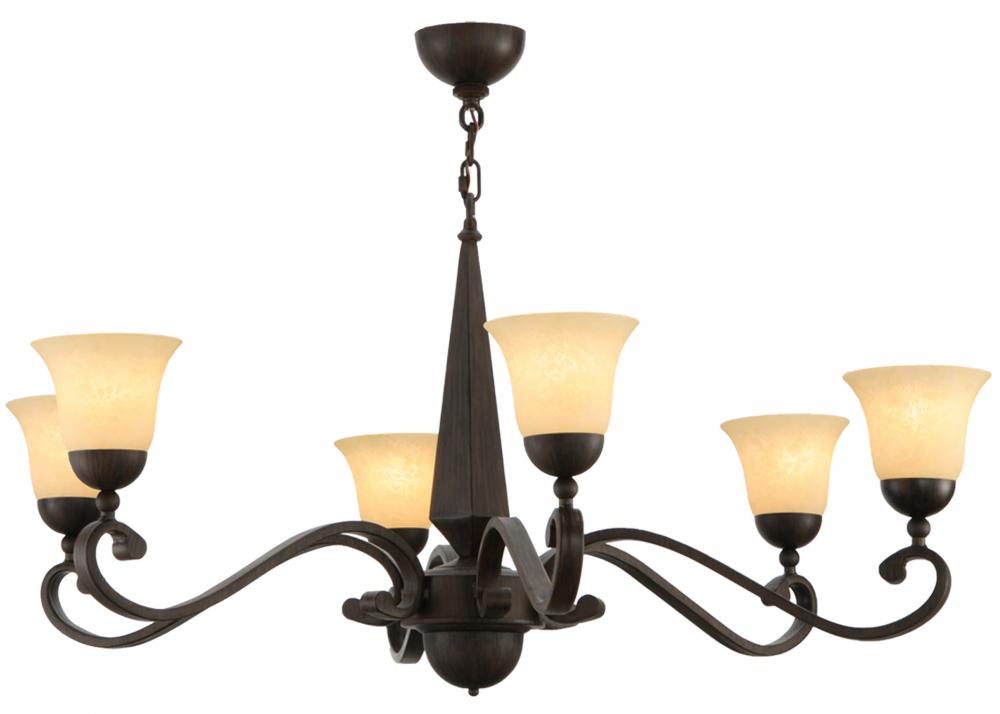 44&#34;W Muirfield 6 LT Chandelier