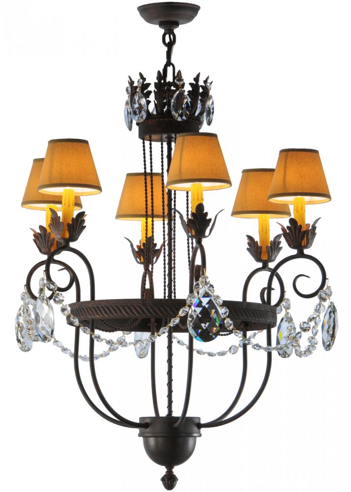 27&#34;W Antonia 6 LT Chandelier