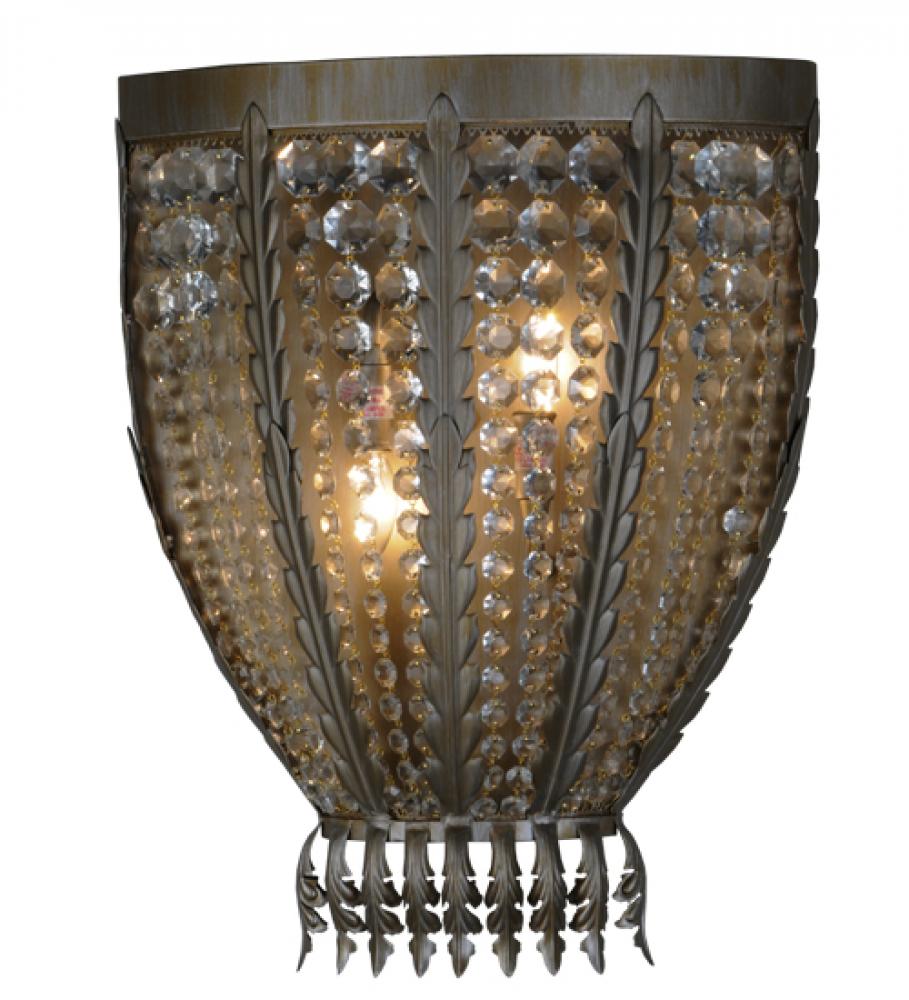 17&#34;W Chrisanne Crystal Wall Sconce
