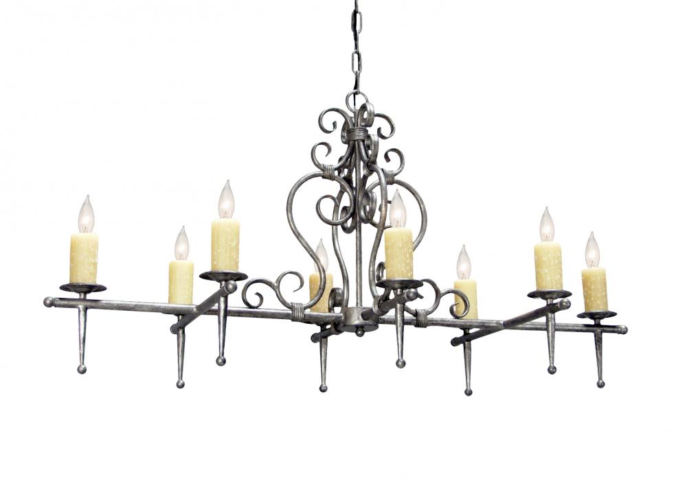 48&#34; Long Monica 8 Light Oblong Chandelier