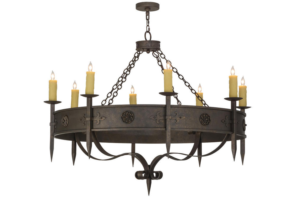 54&#34;W Calandra 8 LT Chandelier