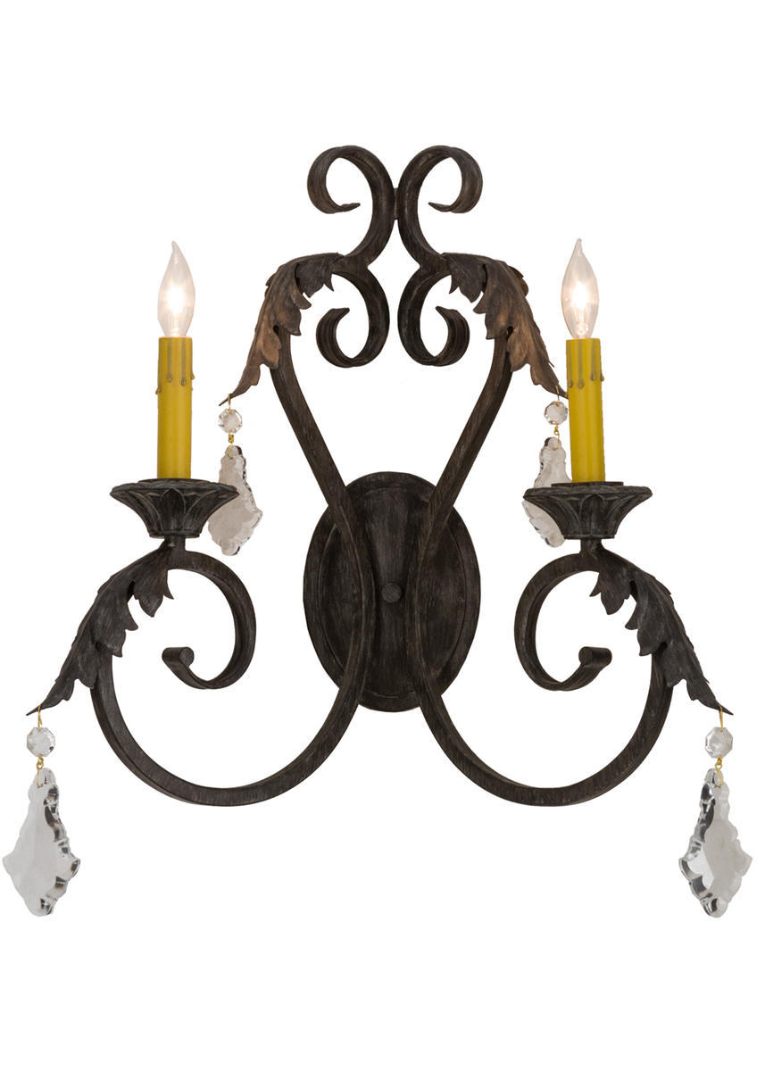 19&#34;W Josephine 2 LT Wall Sconce