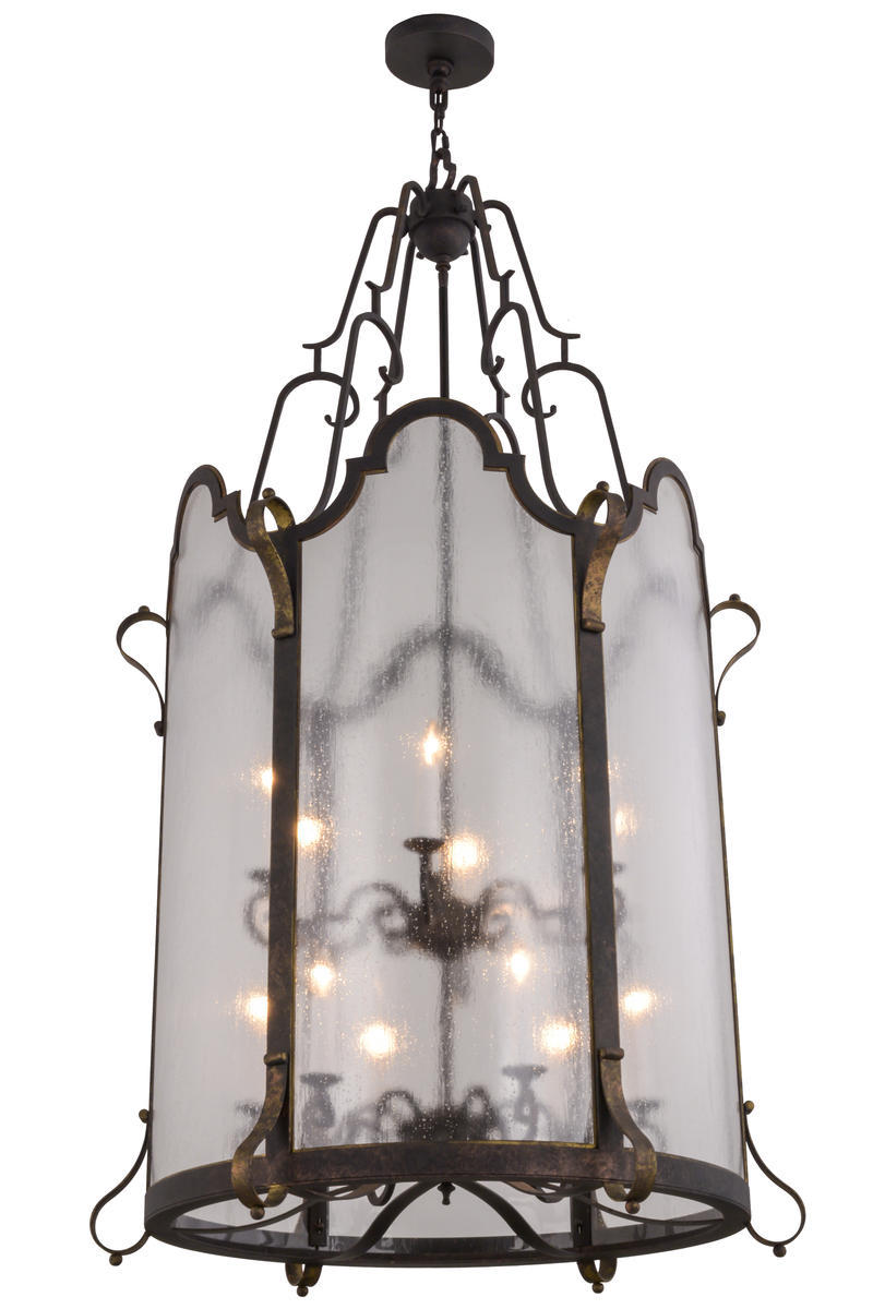 32&#34; Wide Dubrek 12 LT Foyer Lantern