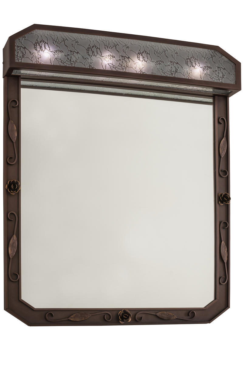 30&#34;W Arabesque Lighted Vanity Mirror