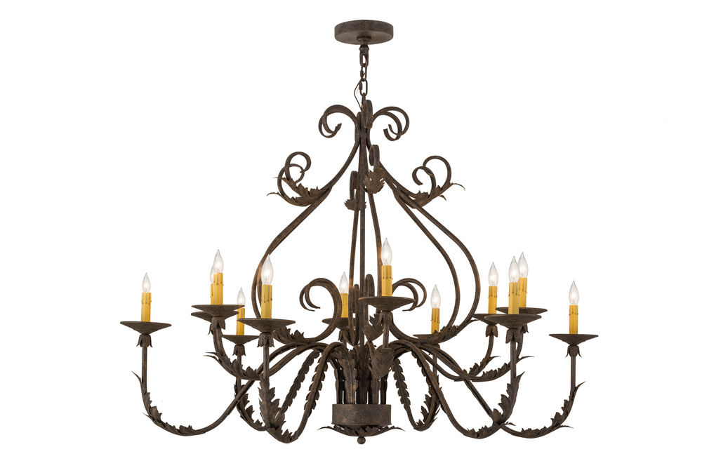 48&#34;W French Elegance 12 LT Chandelier