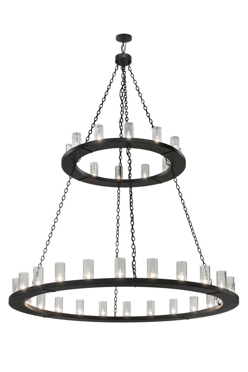 72&#34; Wide Loxley 36 Light Two Tier Chandelier